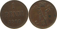 FINLAND PENNI Nikolaus II. (1894-1917) -