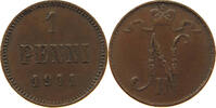 FINLAND PENNI Nikolaus II. (1894-1917) -