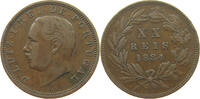 PORTUGAL 20 REIS LOUIS I. (1861-1889) -