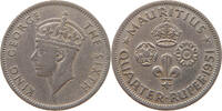 MAURITIUS 1/4 RUPEE 1951 George VI. (1936-1952) SS 7,00 EUR  + 5,99 EUR frais d'envoi