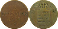 SACHSEN ALBERTINISCHE LINIE 2 PFENNIG Johann (1854-1873) -