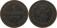 MECKLENBURG SCHWERIN PFENNIG Friedrich Franz II. 1842-1883 -