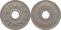 FIJI PENNY George V. (1910-1936) -