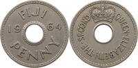 FIJI PENNY Elizabeth II. (1952-2022) -