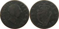 IRELAND 1/2 PENNY GEORGE III. 1760-1820 -