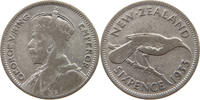 NEW ZEALAND 6 PENCE George V. (1910-1936) -