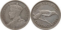 NEW ZEALAND 6 PENCE George V. (1910-1936) -