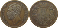 SERBIA 10 PARA Michael Obrenovich III. 1860-1868 COIN ROTATION -