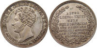 SACHSEN ALBERTINISCHE LINIE MEDAILLE Ernst I., 1826-1844. Silbermedaille 1832 (von Helfricht,) -