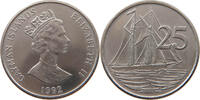 CAYMAN ISLANDS 25 CENTS Elizabeth II. (1952-2022) -