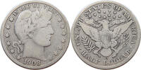 UNITED STATES OF AMERICA 1/2 DOLLAR BARBER -