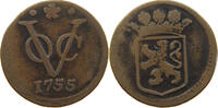 NETHERLANDS HOLLAND DUIT 1755 S-SS 22,00 EUR  + 5,99 EUR frais d'envoi