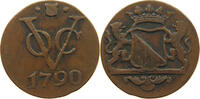 NETHERLANDS UTRECHT DUIT 1790 SS 25,00 EUR  + 5,99 EUR frais d'envoi
