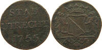 NETHERLANDS UTRECHT DUIT 1753 S 20,00 EUR  + 5,99 EUR frais d'envoi