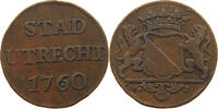 NETHERLANDS UTRECHT DUIT 1760 SS- 20,00 EUR  + 5,99 EUR frais d'envoi