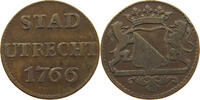 NETHERLANDS UTRECHT DUIT 1766 S-SS 20,00 EUR  + 5,99 EUR frais d'envoi