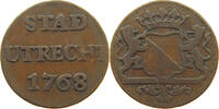 NETHERLANDS UTRECHT DUIT 1768 S 21,00 EUR  + 5,99 EUR frais d'envoi