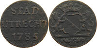 NETHERLANDS UTRECHT DUIT 1785 S 20,00 EUR  + 5,99 EUR frais d'envoi