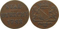 NETHERLANDS UTRECHT DUIT 1788 SS 24,00 EUR  + 5,99 EUR frais d'envoi