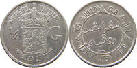 NETHERLANDS EAST INDIES 1/4 GULDEN Wilhelmina 1890-1948 -