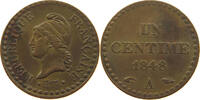 FRANCE CENTIME 1848 A SS 16,00 EUR  + 5,99 EUR frais d'envoi