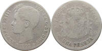 SPAIN PESETA 1902 Alfonso XIII. (1886–1941) S 14,00 EUR  + 5,99 EUR frais d'envoi