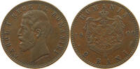 ROMANIA 2 BANI 1900 Carol I. 1866-1914 SS 13,00 EUR  + 5,99 EUR frais d'envoi