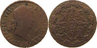 SPAIN 4 MARAVEDIS Ferdinand VII (1808-1833) -