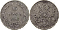 FINLAND 25 PENNIÄ Nikolaus II. (1894-1917) -