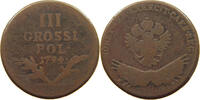 POLAND GALICIA LODOMERIA 3 GROSSI FRANZ II. 1792-1835 -