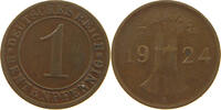 WEIMARER REPUBLIK PFENNIG WEAK STRUCK -
