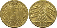 WEIMARER REPUBLIK 5 PFENNIG MINTING ERROR F -