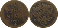 BAYERN PFENNIG 1765 Maximilian III. Joseph (1745-1777) S 16,00 EUR  + 5,99 EUR frais d'envoi