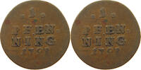 BAYERN PFENNIG Karl Theodor (1777-1799) -