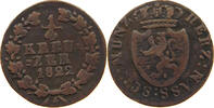 NASSAU 1/4 KREUZER 1822 Wilhelm 1816-1839 S 10,00 EUR  + 5,99 EUR frais d'envoi