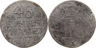 BRANDENBURG PREUSSEN 1/48 TALER Friedrich II. der Große (1740-1786) -