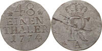 BRANDENBURG PREUSSEN 1/48 TALER Friedrich II. der Große (1740-1786) -