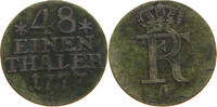 BRANDENBURG PREUSSEN 1/48 TALER Friedrich II. der Große (1740-1786) -