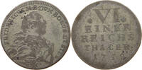 BRANDENBURG PREUSSEN 1/6 TALER Friedrich II. der Große (1740-1786) -