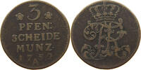 BRANDENBURG PREUSSEN 3 PFENNIG Friedrich II. der Große (1740-1786) -