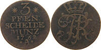 BRANDENBURG PREUSSEN 3 PFENNIG Friedrich II. der Große (1740-1786) -