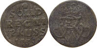 BRANDENBURG PREUSSEN SCHILLING Friedrich Wilhelm I. (1713-1740) -