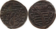 SACHSEN SAALFELD HELLER Johann Ernst 1680-1729 -