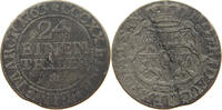 SACHSEN ALBERTINISCHE LINIE 1/24 TALER Kurfürst Friedrich August II. (1733-1763) -