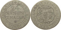 SACHSEN ALBERTINISCHE LINIE 1/24 TALER Kurfürst Friedrich August II. (1733-1763) -