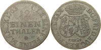 SACHSEN ALBERTINISCHE LINIE 1/12 TALER Kurfürst Friedrich August II. (1733-1763) -