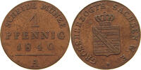 SACHSEN WEIMAR EISENACH PFENNIG Karl Friedrich (1828-1853) -