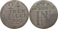 WESTFALEN KÖNIGREICH 1/24 TALER Hieronymus Napoleon 1807-1813 -