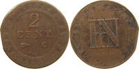WESTFALEN KÖNIGREICH 2 CENTIMES Hieronymus Napoleon 1807-1813 -