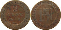 WESTFALEN KÖNIGREICH 2 CENTIMES Hieronymus Napoleon 1807-1813 -